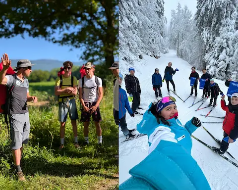 Activités outdoor été et hiver en famille ou en groupe EVG/EVJF dans le Jura